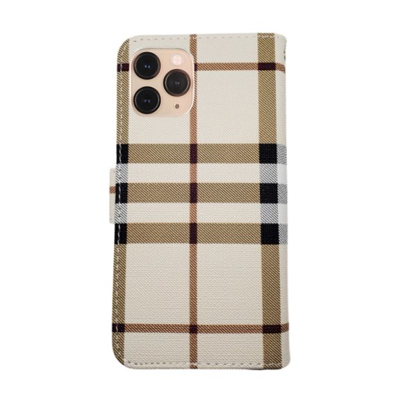 iPhone 13 models Valreda Luxion Plaid flip wallet case - Picture 3 of 3